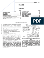 Chrysler AS Town Country Caravan Voyager 1994 Service Manual Brakes