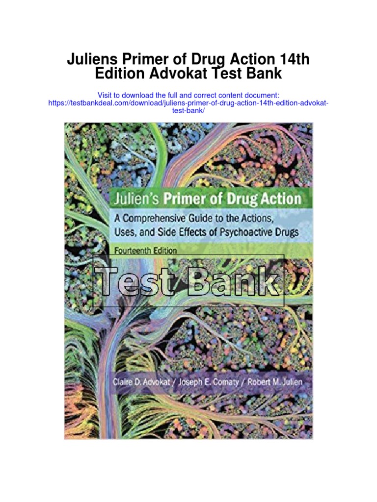 Juliens Primer of Drug Action 14th Edition Advokat Test Bank PDF