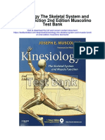 Kinesiology The Skeletal System and Muscle Function 2nd Edition Muscolino Test Bank