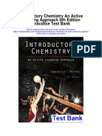 Introductory Chemistry An Active Learning Approach 6th Edition Cracolice Test Bank