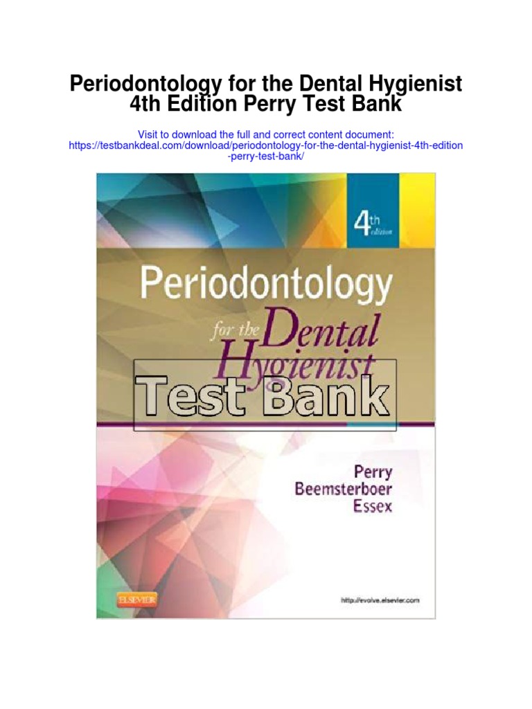 Periodontology For The Dental Hygienist 4th Edition Perry Test Bank