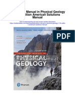 Laboratory Manual in Physical Geology 11th Edition American Solutions Manual