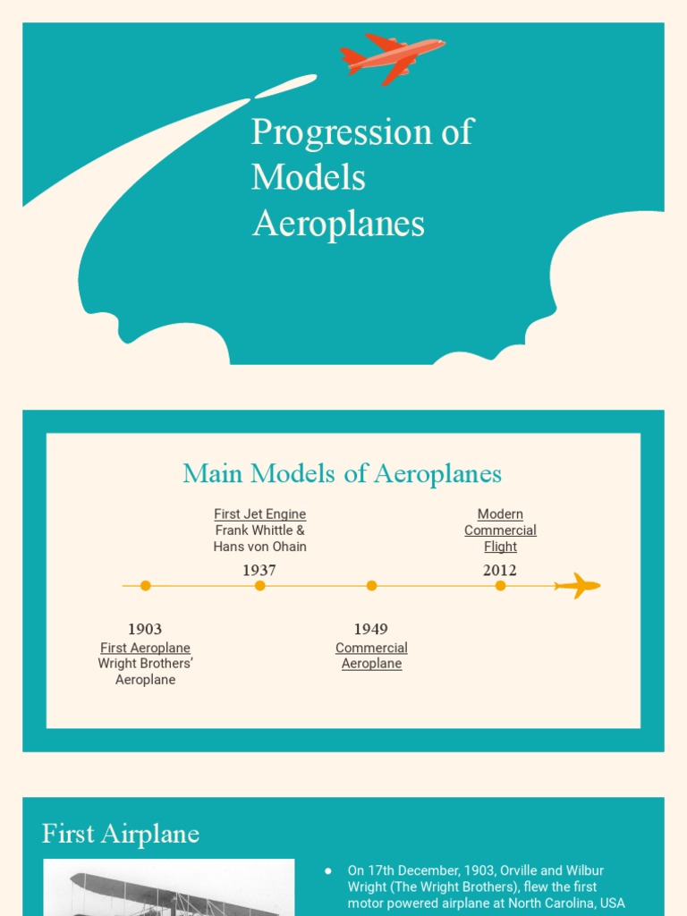 Progression of Models of Aeroplanes | PDF | Airplane | Jet Engine