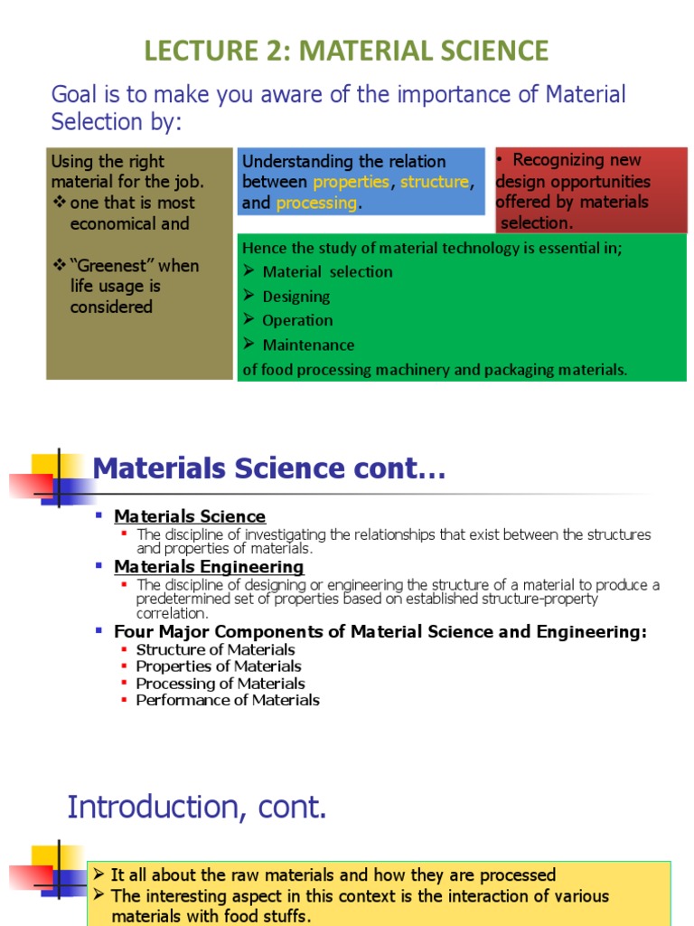 Lecture 2-MATERIAL SCIENCE | PDF | Corrosion | Steel