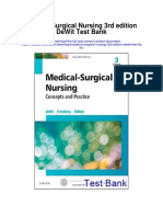 Medical Surgical Nursing 3rd Edition Dewit Test Bank