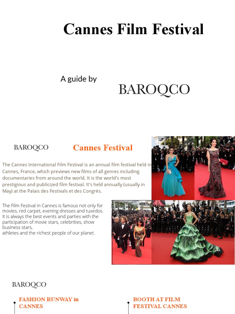 Cannes Festival PDF