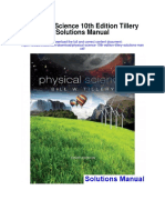 Physical Science 10th Edition Tillery Solutions Manual