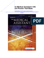 Kinns The Medical Assistant 13th Edition Proctor Test Bank