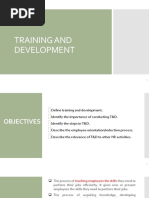 Chapter 6 - Training and Development