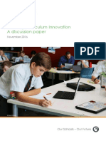 Leading Curriculum Innovation A Discussion Paper