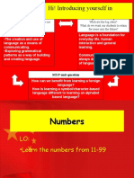 Numbers Lesson 3