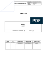 SOP - 03 Audit Internal