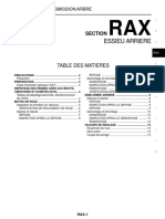 Essieu Arriere: Table Des Matieres