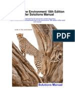 Living in The Environment 18th Edition Miller Solutions Manual