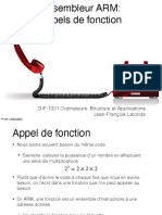 ARM - Appels de Fonction