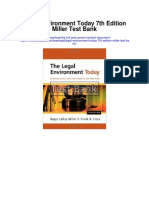 Legal Environment Today 7th Edition Miller Test Bank