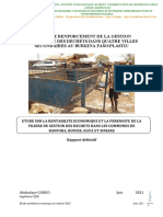 Projet de Renforcement de La Gestion Communale Des Dechets Dans Quatre Villes Secondaires Au Burkina Faso/plastic