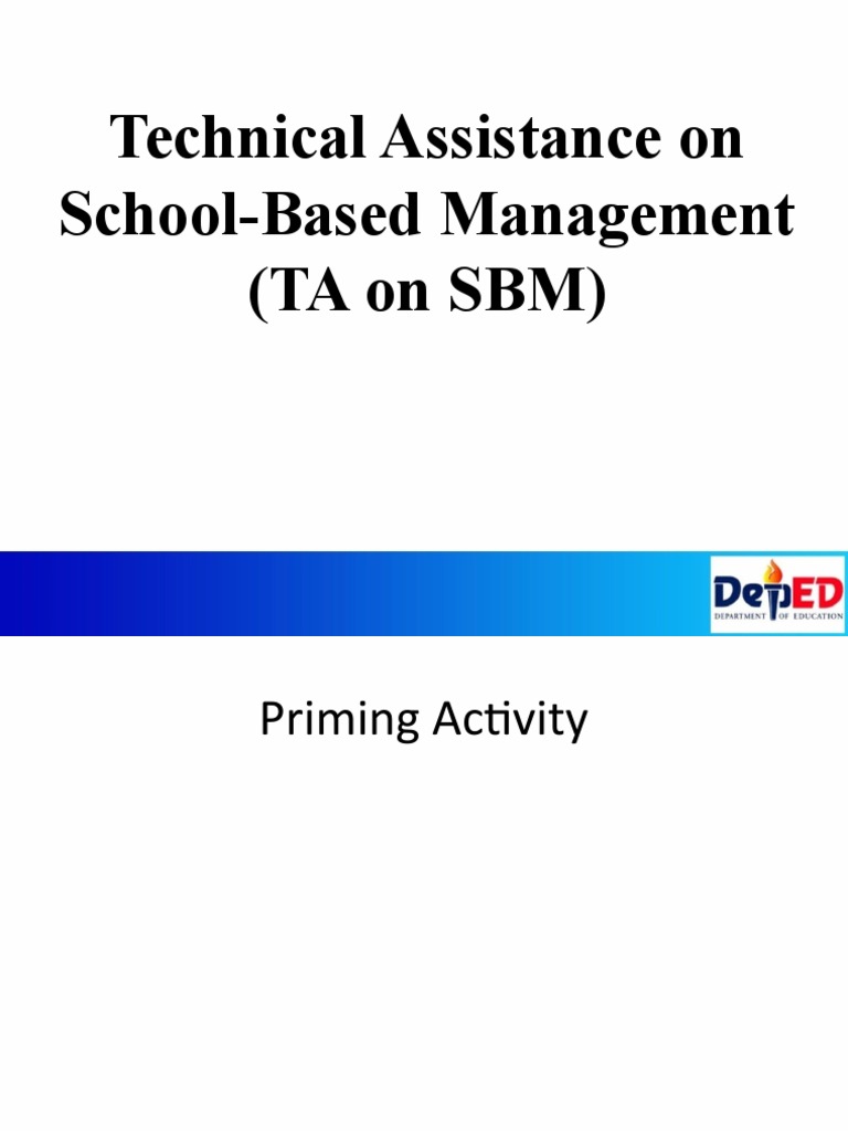 School-Based Management Technical Assistance | PDF