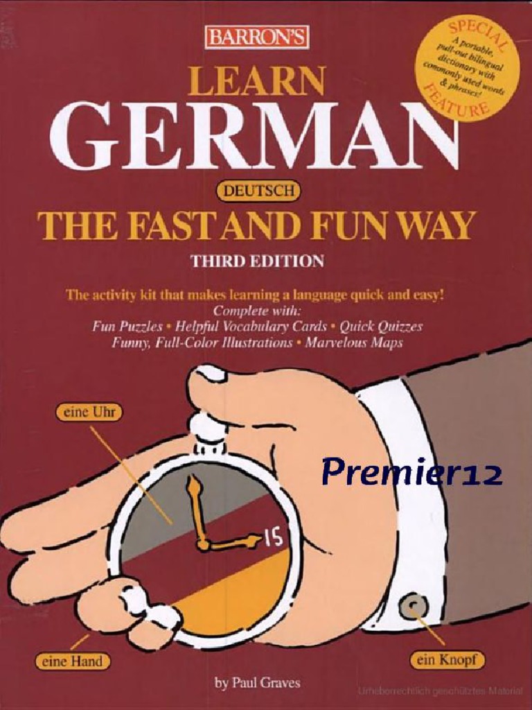 Learn German The Fast and Fun Way by P. Graves, H. Strutz | PDF