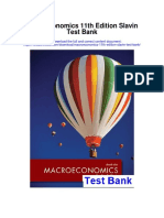 Macroeconomics 11th Edition Slavin Test Bank