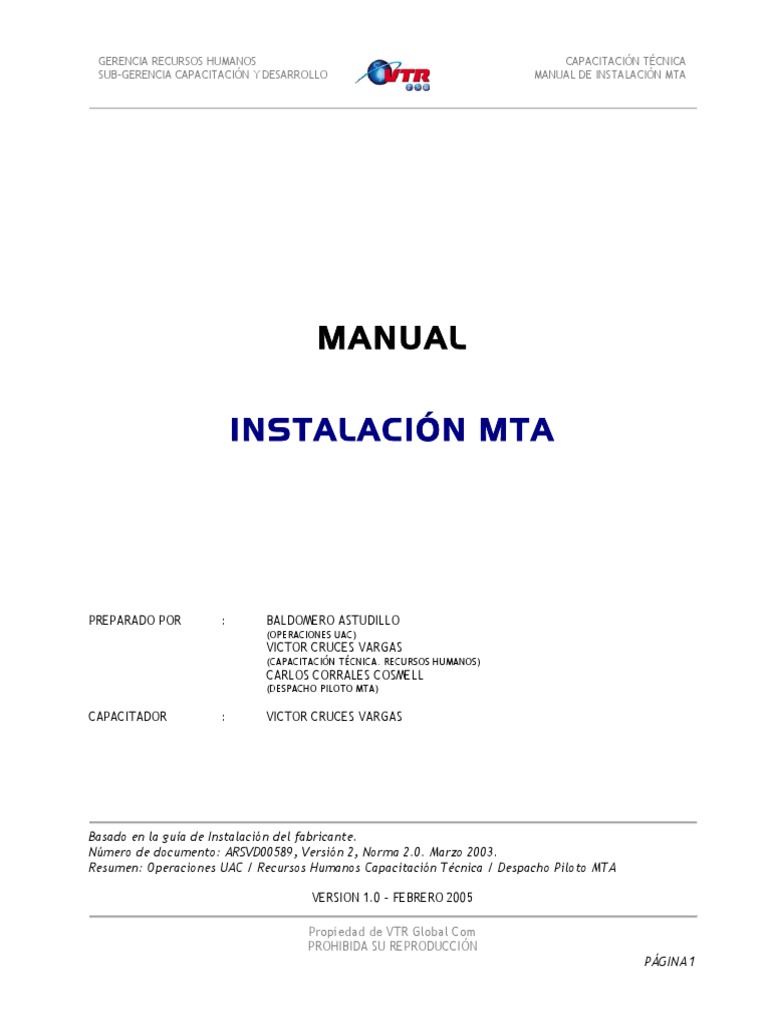 Instalacion MTA PDF