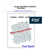 Macroeconomics 2nd Edition Hubbard Test Bank
