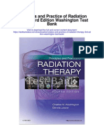 Principles and Practice of Radiation Therapy 3rd Edition Washington Test Bank