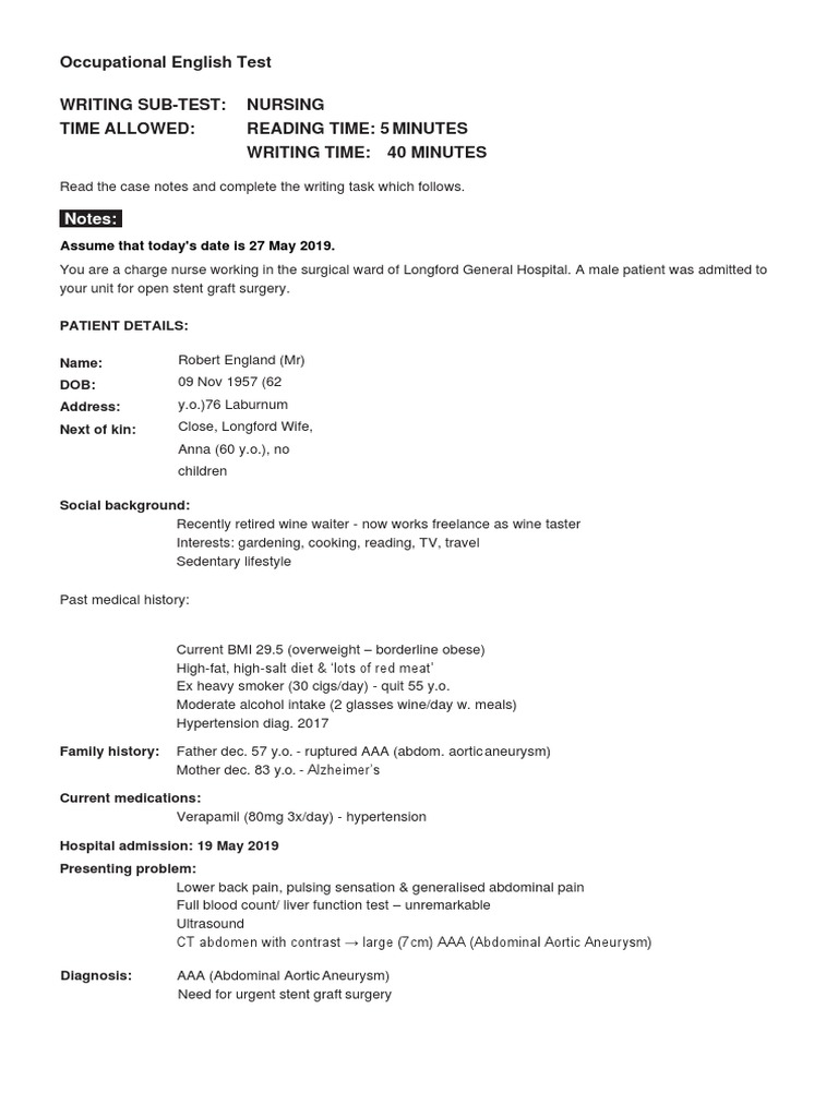 Writing 101 2 | PDF | Surgery | Surgical Specialties