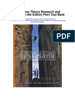 Motivation Theory Research and Application 6th Edition Petri Test Bank