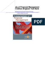 Fundamentals of Financial Management Concise 7th Edition Brigham Test Bank