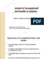 Management of Occupational Safety and Health in Industry