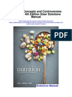 Nutrition Concepts and Controversies Canadian 4th Edition Sizer Solutions Manual