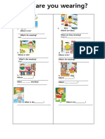 What Are You Wearing Worksheet Templates Layouts 136719