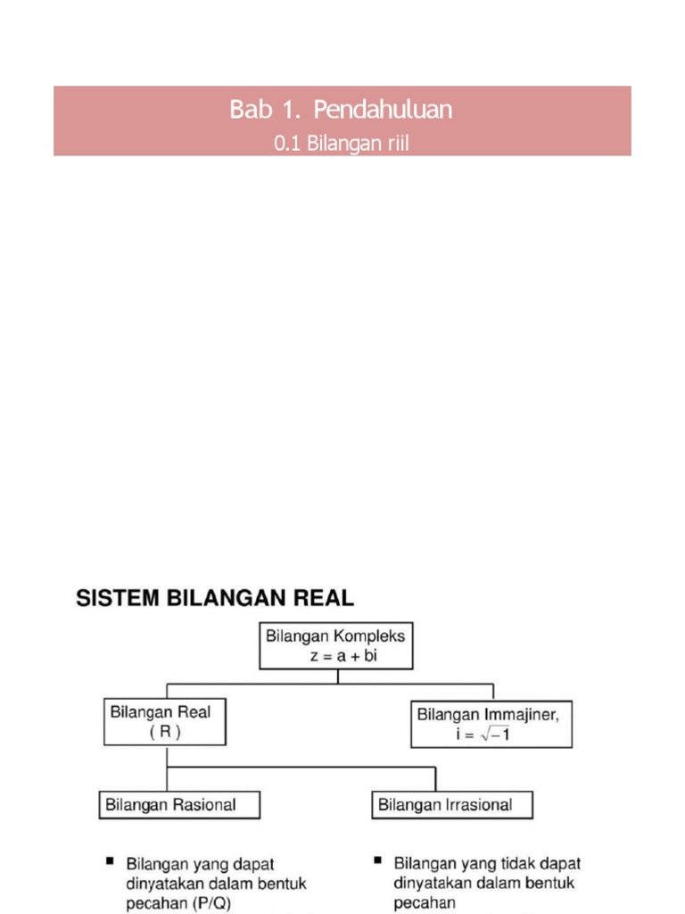 Bilangan Riil dan Ketaksamaan Matematis | PDF