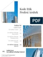 Etikapro - DPH - Minggu 3 - Kode Etik Profesi Arsitek