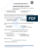 Chương 1 - Các yếu tố chuyển dịch cân bằng, Nguyên lí chuyển dịch cân bằng Le chatelier - Sao chép