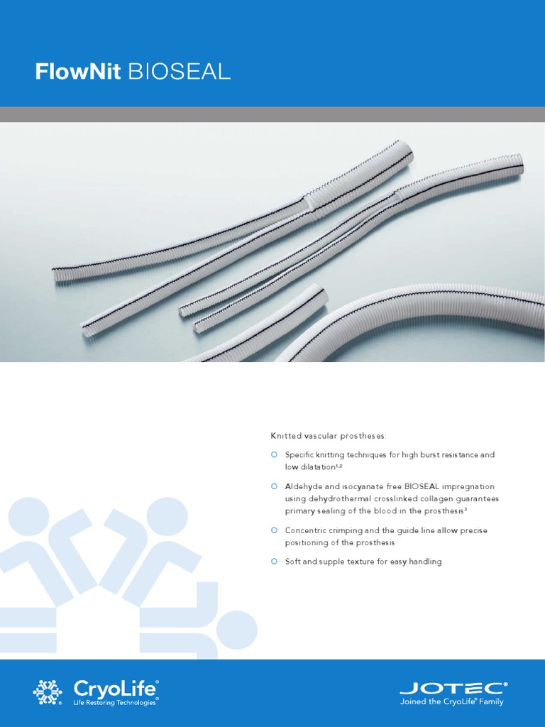 JOTEC Vascular Graft Specifications | PDF | Blood Vessel | Circulatory ...