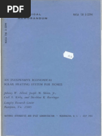 HVAC - Solar Heating System For Homes - NASA