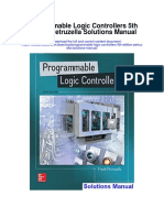 Programmable Logic Controllers 5th Edition Petruzella Solutions Manual