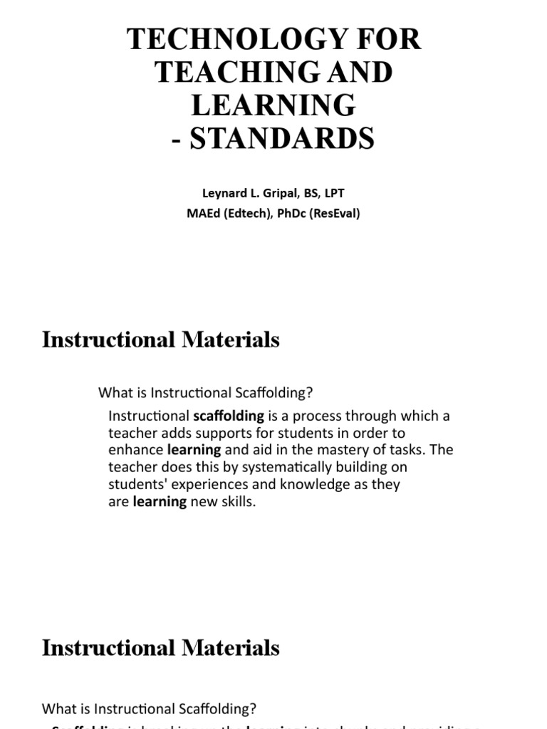 Activities For Scaffolding PDF