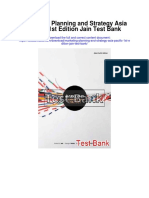Marketing Planning and Strategy Asia Pacific 1st Edition Jain Test Bank