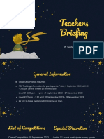 Teache Briefin: 05 September 2023