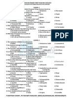 11th Bio Zoology Book Back One Mark Questions and Answers Mr. P. Nanthish Kumar EM