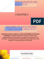 Chapter 6 - Accounting Concepts and Principles