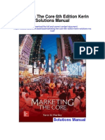 Marketing The Core 6th Edition Kerin Solutions Manual