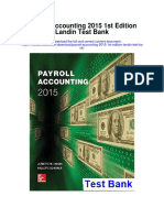 Payroll Accounting 2015 1st Edition Landin Test Bank