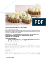 Avocado Key Lime Pies With Coconut Cream Recipe For Pastry Summit 2022