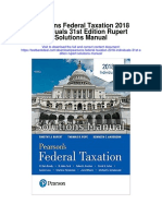 Pearsons Federal Taxation 2018 Individuals 31st Edition Rupert Solutions Manual