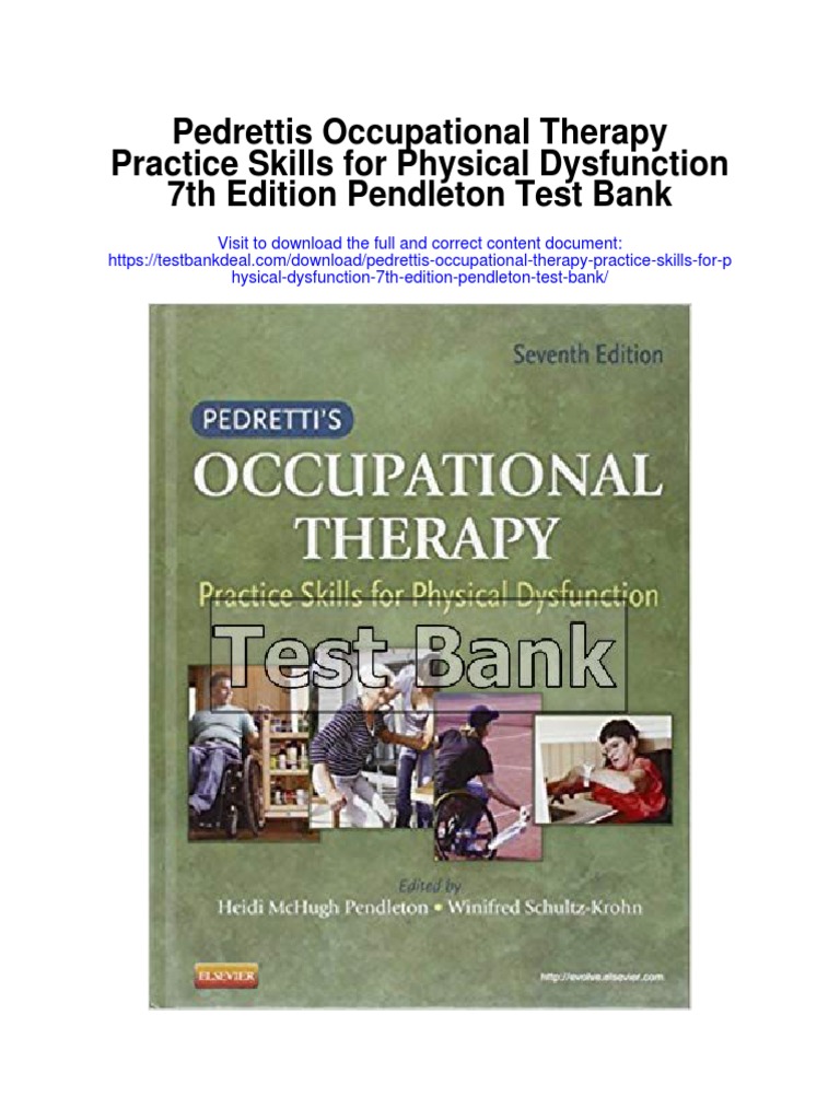 Pedrettis Occupational Therapy Practice Skills For Physical Dysfunction