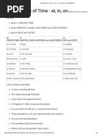 Prepositions of Time - At, In, On - Grammar - EnglishClub